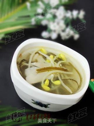 爽口海带豆芽汤的做法