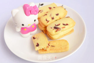 蔓越莓黄油饼干的做法