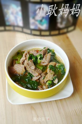 青菜烧牛肉的做法