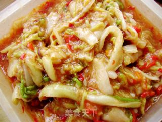 自制健康小菜----辣椒白菜