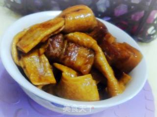 千张结烧肉的做法