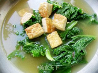 小白菜豆腐汤的做法