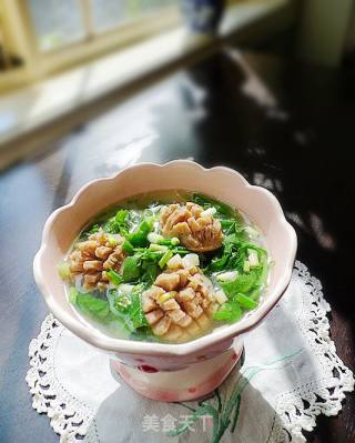 牛肉丸荠菜汤的做法