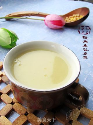 养生豆浆---经典五谷豆浆的做法