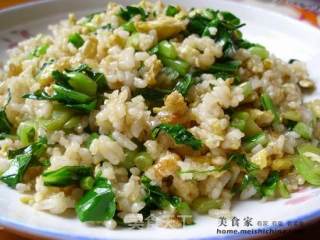 芥蓝蛋炒饭