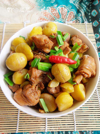 【家常菜】红烧栗子鸡块