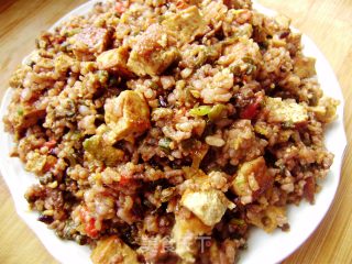 健康早餐----豆腐炒饭