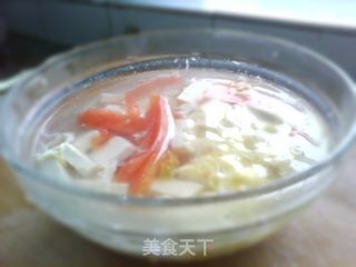 豆腐番茄蛋汤的做法