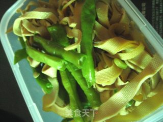 豆角豆腐皮的做法