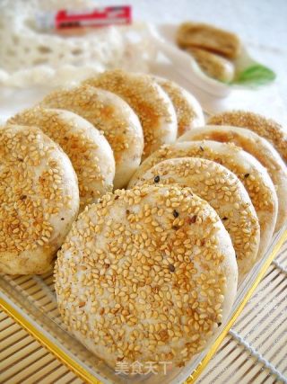 松软麻酱烧饼的做法