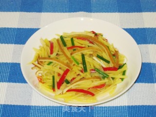 土豆丝炒豆腐干的做法