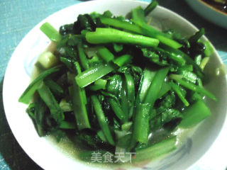 清炒小白菜的做法