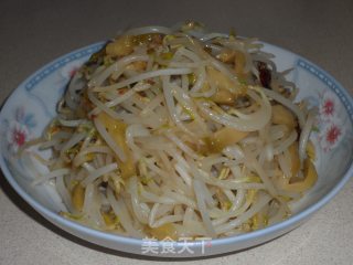 榨菜炒银芽的做法