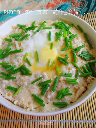 【美味】肉末豆腐蒸蛋的做法