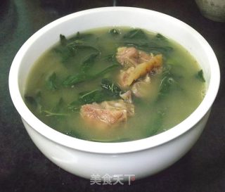 咸猪骨滚辣椒叶的做法