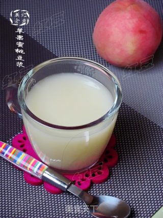 调理肠胃豆浆---苹果蜜桃豆浆的做法