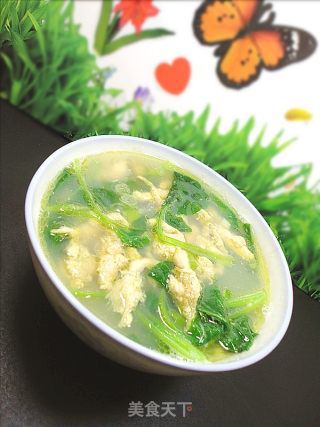 青菜豆丹汤的做法