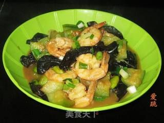 虾仁黑木耳豆瓣酱的做法