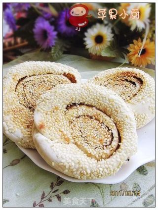 麻酱芝麻饼的做法