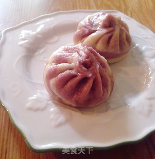 双色包子的做法