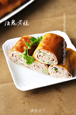 豆腐皮熏肉卷的做法