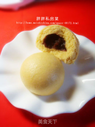 小米面豆沙包的做法