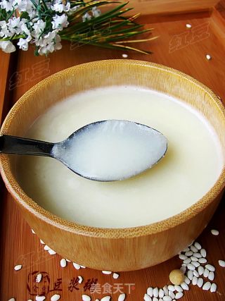 调理肠胃豆浆---米润豆浆粥的做法