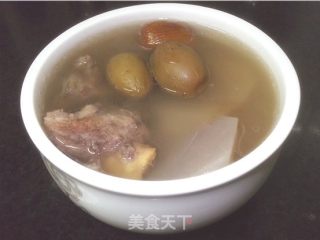 秋季润喉  青橄榄萝卜汤的做法