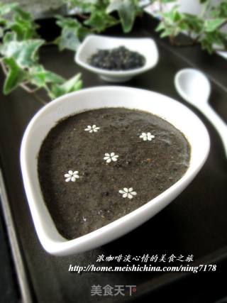 超健康营养甜点—黑芝麻糊的做法