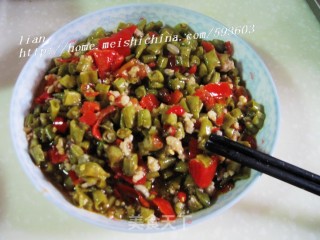 酸豆角炒肉末的做法