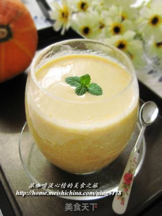 润肠减脂—南瓜百合露的做法