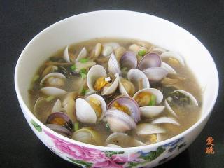 白蛤盐基豆瓣汤的做法