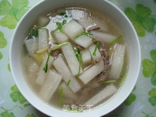 白萝卜牛肉汤的做法