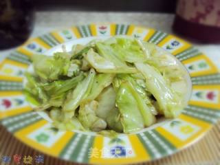 爆炒包菜的做法