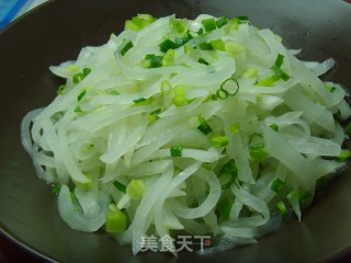 葱香白蘿蔔絲的做法