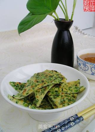 韭菜鸡蛋煎饼的做法