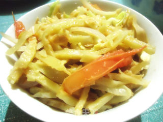 家常素炒饼的做法