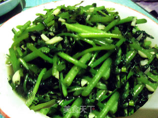 蒜蓉茼蒿的做法