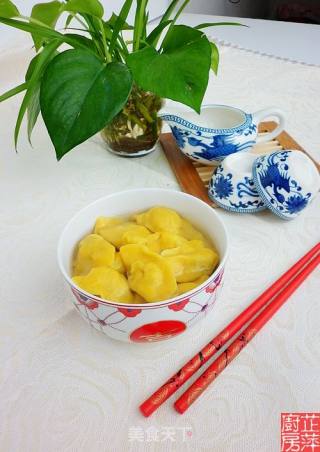 南瓜鸡肉香菇小水饺的做法