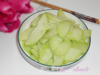 蒜茸炒佛手瓜　的做法