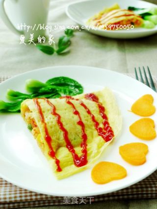 给剩米饭披上华丽的外衣—蛋包饭