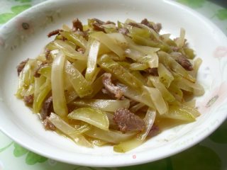 榨菜炒肉丝的做法