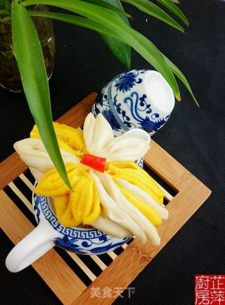 厨房可采莲——莲花馒头的做法