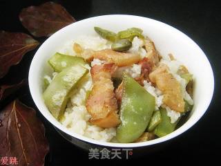 咸肉扁豆饭的做法