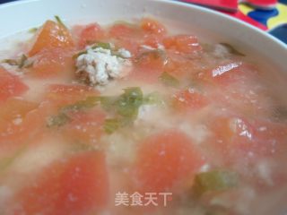 宝宝辅食——番茄芹菜瘦肉汤的做法