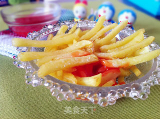 椒盐薯条的做法