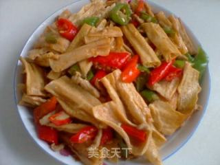 炒腐竹的做法