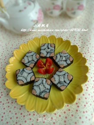 【花样寿司】----方形花样寿司的做法