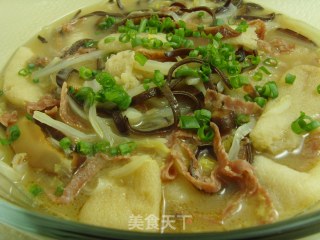 竹笙香菇木耳羹的做法