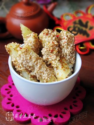 馋嘴小吃---麻香土豆条
